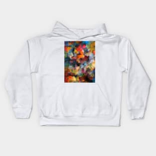 Colorful Brushstrokes Kids Hoodie